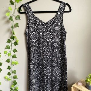 Brand new, Apt. 9 black and white patterned tank top dress (S)